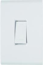 Conjunto 4x2 com 1 Interruptor Paralelo Tramontina Liz 10 A 250 V Branco