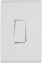Conjunto 4x2 Com 1 Interruptor Paralelo Tramontina Liz 10a 250v Branco Conjunto 4x2 Com 1 Interruptor Paralelo Tramontina Liz 10a 250v Branco