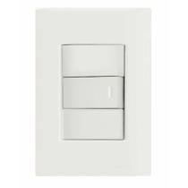 Conjunto 4x2 Com 1 Interruptor Simples 10 A 250 V Tramontina Giz Branco Tramontina
