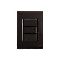 Conjunto 4x2 com 1 Interruptor Simples 10 A 250 V Tramontina Liz Grafite Cor:Grafite Conjunto 4x2 com 1 Interruptor Simples 10 A 250 V Tramontina Liz Grafite Cor:Grafite