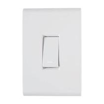 Conjunto 4x2 Com 1 Interruptor Simples 10a 250v Branco Tramontina Liz
