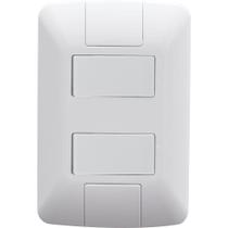 Conjunto 4x2 Com 1 Interruptor Simples 6 A 250 V E 1 Interruptor Paralelo 6 A 250 V Tramontina Aria Tramontina