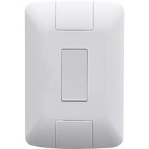 Conjunto 4x2 com 1 Interruptor Simples Tramontina Aria 6 A 250 V Branco