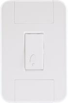 Conjunto 4x2 com 1 Pulsador Campainha 10 A 250 V Tramontina Tablet Branco Conjunto 4x2 com 1 Pulsador Campainha 10 A 250 V Tramontina Tablet Branco