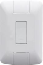 Conjunto 4x2 com 1 Pulsador Campainha Tramontina Aria 6 A 250 V Branco