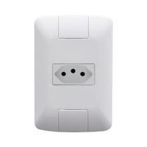 Conjunto 4x2 Com 1 Tomada 20A 2P+T 250V Branco 57241013 Aria Tramontina Conjunto 4x2 Com 1 Tomada 20A 2P+T 250V Branco 57241013 Aria Tramontina