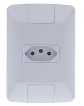 Conjunto 4x2 Com 1 Tomada 2p+T 10a/250v Tramontina Aria Conjunto 4x2 Com 1 Tomada 2p+T 10a/250v Tramontina Aria