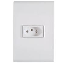 Conjunto 4x2 Com 1 Tomada 2P+T 10A Branco LIZ TRAMONTINA