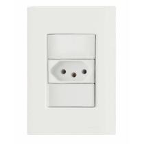 Conjunto 4x2 com 1 Tomada 2P+T 20 A 250 V Giz Tramontina Conjunto 4x2 com 1 Tomada 2P+T 20 A 250 V Giz Tramontina