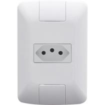 Conjunto 4x2 Com 1 Tomada 2p+t Tramontina Aria 10 A 250 V Branco Tramontina Conjunto 4x2 Com 1 Tomada 2p+t Tramontina Aria 10 A 250 V Branco Tramontina