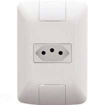 Conjunto 4x2 Com 1 Tomada 2p+t Tramontina Aria 20 A 250 V Branco Tramontina Conjunto 4x2 Com 1 Tomada 2p+t Tramontina Aria 20 A 250 V Branco Tramontina