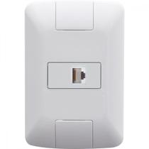 Conjunto 4x2 com 1 Tomada RJ45 cat. 6 Tramontina Aria Branco
