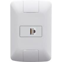 Conjunto 4x2 com 1 Tomada Telefone RJ11 Tramontina Aria Branco Conjunto 4x2 com 1 Tomada Telefone RJ11 Tramontina Aria Branco