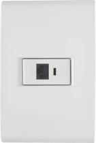 Conjunto 4x2 com 1 Tomada Telefone RJ11 Tramontina Liz Branco Conjunto 4x2 com 1 Tomada Telefone RJ11 Tramontina Liz Branco