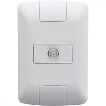 Conjunto 4x2 com 1 Tomada TV/SAT Coaxial Tramontina Branco