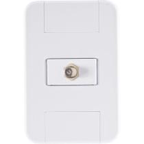 Conjunto 4x2 Com 1 Tomada Tv/sat Coaxial Tramontina Tablet Branco Tramontina Conjunto 4x2 Com 1 Tomada Tv/sat Coaxial Tramontina Tablet Branco Tramontina