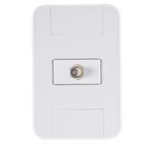 Conjunto 4x2 com 1 Tomada TV/SAT Coaxial Tramontina Tablet Branco