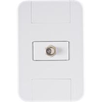 Conjunto 4x2 com 1 Tomada TV/SAT Coaxial Tramontina Tablet Branco