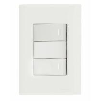Conjunto 4x2 com 2 Interruptores Simples 10 A 250 V Giz Tramontina