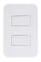 Conjunto 4x2 com 2 Interruptores SimplesTablet 57240040 Conjunto 4x2 com 2 Interruptores SimplesTablet 57240040