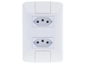 Conjunto 4x2 Com 2 Tomadas 2p+T 10a/250v Tramontina Aria