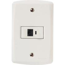 Conjunto 4X2 Com Tomada Rj45 Cat.6 Tramontina Lux2 Branco Conjunto 4X2 Com Tomada Rj45 Cat.6 Tramontina Lux2 Branco