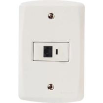 Conjunto 4X2 Com Tomada Rj45 Cat.6 Tramontina Lux2 Branco Conjunto 4X2 Com Tomada Rj45 Cat.6 Tramontina Lux2 Branco