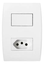 Conjunto 4x2 Interruptor e tomada 20A