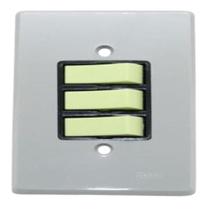Conjunto 4x2 Interruptor Simples + 2 Paralelo - Radial Conjunto 4x2 Interruptor Simples + 2 Paralelo - Radial