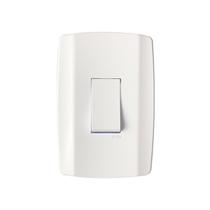 Conjunto 4x2 - Placa espelho e 1 Interruptor paralelo - Vertical Slim Ilumi 8022