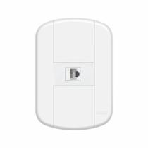 Conjunto 4x2 RJ45 Cat6 Linha Blanc Fame 4410