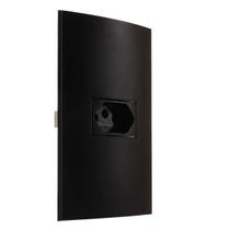 Conjunto 4x2 Tomada Simples 20A Preta Fosca Clean Margirius