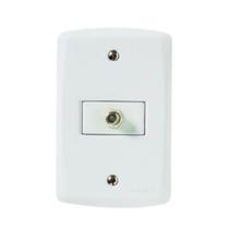 Conjunto 4x2 Tomada Tv Coaxial - Radial Pollar