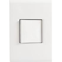 Conjunto 4x2 Tramontina com 1 Interruptor Bipolar 25A 250V Liz Branco