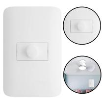 Conjunto 4x2 Variador Dimmer Rotativo P/ Ventilador Lâmpada