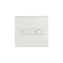 Conjunto 4x4 2 Módulo Telefone RJ11 Tramontina Liz Branco Conjunto 4x4 2 Módulo Telefone RJ11 Tramontina Liz Branco