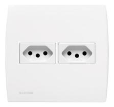 Conjunto 4X4 2 Tomadas 10A Soprano Siemens Ilus