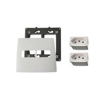 Conjunto 4x4 2Mod+ Suporte 4x4+ 2 Mod Toamada 10A Pial Plus+ Conjunto 4x4 2Mod+ Suporte 4x4+ 2 Mod Toamada 10A Pial Plus+