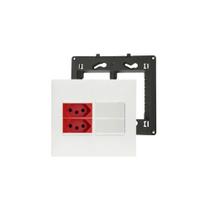 Conjunto 4x4+Suporte+2 Interruptor Simp +2 Tomada Pial Plus+