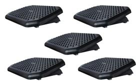 Conjunto 5 Apoios Ergonômicos Para os Pés - Suporta Até 100 Kg - Preto 850 ACRINIL