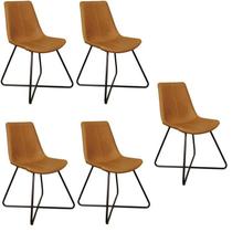 Conjunto 5 Cadeiras para Sala de Jantar Brenda