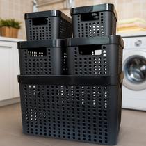 Conjunto 5 Caixas Organizadoras Multiuso 2L 4,5L 17L Cores