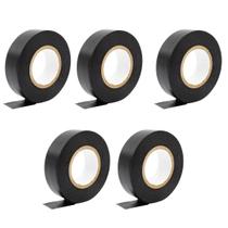 Conjunto 5 Fitas Isolantes Anti-Chama PVC 5 Metros