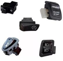 Conjunto 5 Interruptores Botao Chave Buzina Pisca Partida Alta/ Baixa Marcha Lenta Honda Pcx 150 modelo 2013 2014 e 2015 Conjunto 5 Interruptores Botao Chave Buzina Pisca Partida Alta/ Baixa Marcha Lenta Honda Pcx 150 modelo 2013 2014 e 2015