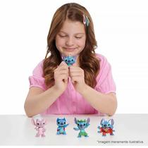 Conjunto 5 Mini Bonecos Stitch e Angel Disney 3991 - Sunny