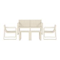 Conjunto 5 Peças Área Externa Bahamas 2 Poltronas 2 Mesas de Centro 1 Sofá 120cm em Fibra Natural Bambu G56 - Gran Belo Conjunto 5 Peças Área Externa Bahamas 2 Poltronas 2 Mesas de Centro 1 Sofá 120cm em Fibra Natural Bambu G56 - Gran Belo