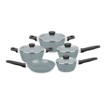 Conjunto 5 Peças MTA Indução Carmela Silver Ceramic-flon