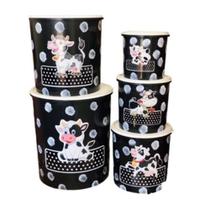 Conjunto 5 pecas/potes/vasilhas para mantimentos plastico Conjunto 5 pecas/potes/vasilhas para mantimentos plastico