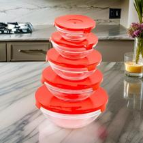 Conjunto 5 Potes de Vidro com Tampa para Armazenar Alimentos Empilhável em Vidro Cinza Preto Conjunto 5 Potes de Vidro com Tampa para Armazenar Alimentos Empilhável em Vidro Cinza Preto