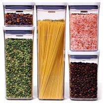 Conjunto 5 Potes Herméticos Oxo Pop 2.0